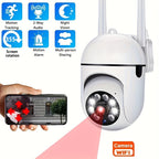 Cámara de seguridad inteligente | HD 1080p PTZ con detección de movimiento