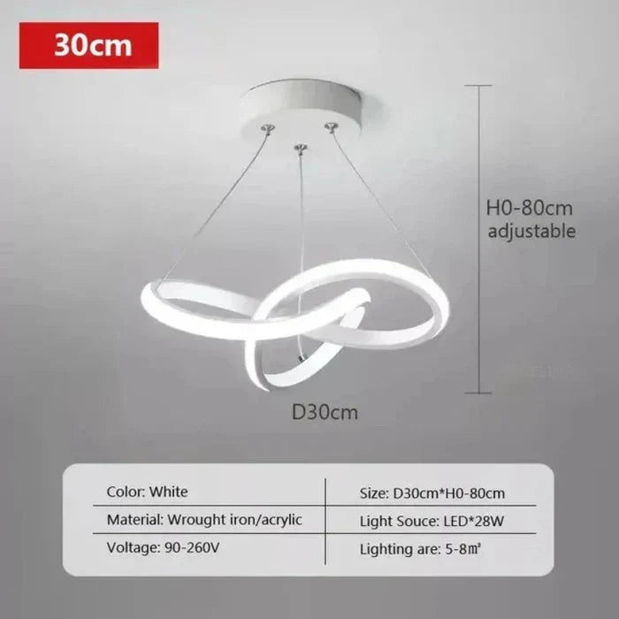 Lámpara de techo LED moderna - WaveGlow