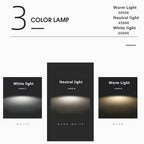 Lámpara de techo LED empotrable redonda ultradelgada de madera maciza nórdica de 1 luz