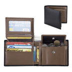 Cartera corta multifuncional para hombre
