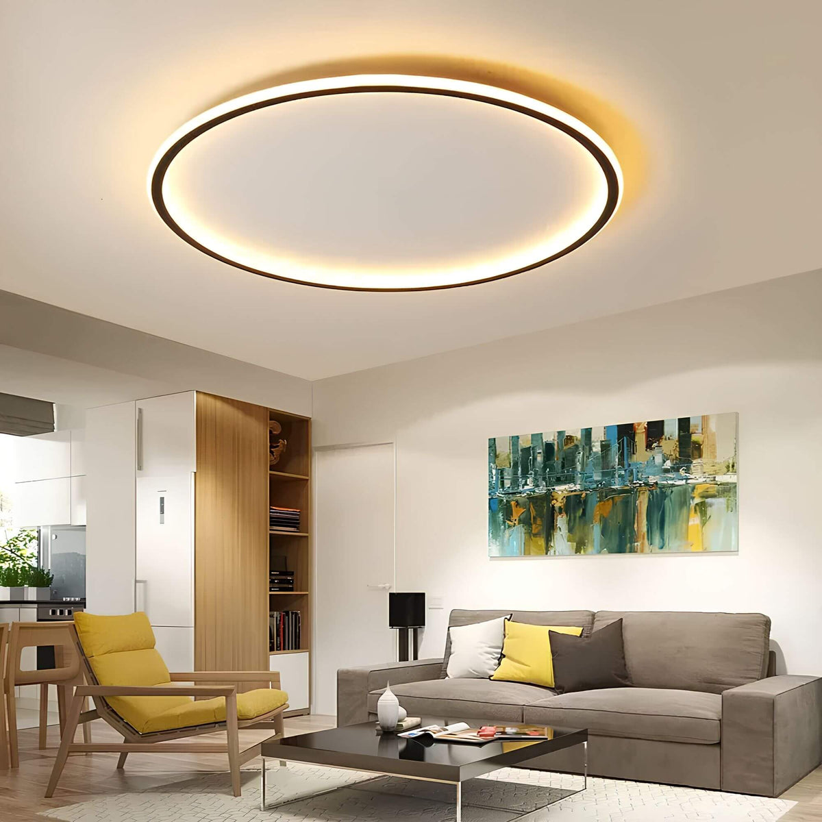 Lámpara de techo LED Aurora Globe: iluminación elegante para Elke Ruimte
