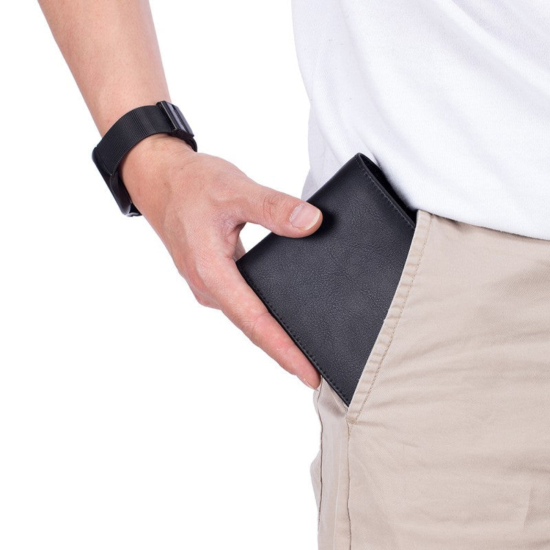 Cartera corta multifuncional para hombre
