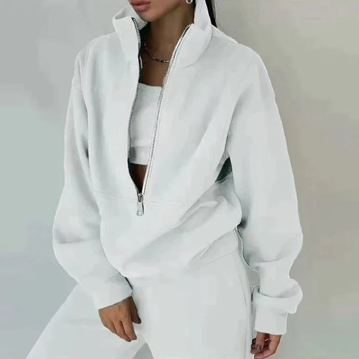 Chándal transpirable para mujer: diseño ajustado, tejido suave, para entrenamientos y ocio.