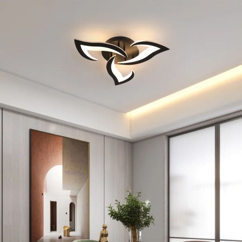 Lámpara de techo LED floral moderna para la decoración del hogar
