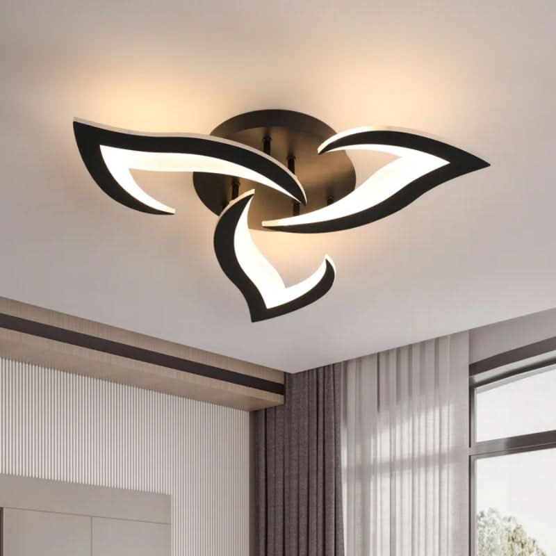 Lámpara de techo LED floral moderna para la decoración del hogar