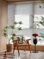 Lámpara de pie de vidrio soplado a mano con racimos de vidrio artísticos – Icono de estilo decorativo con LED integrado – Disponible en dos alturas