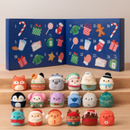 Calendario de adviento navideño relleno de peluches Squishmallows SquishJoy