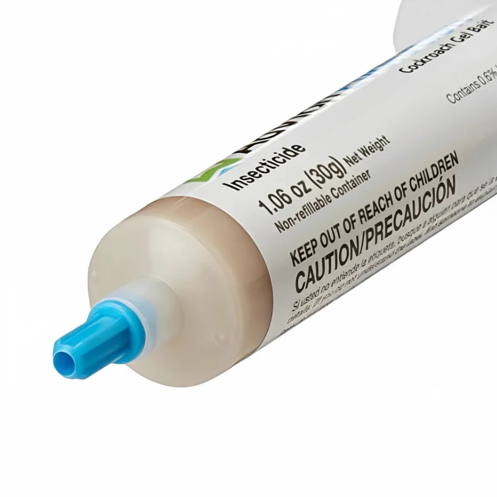 Gel en jeringa contra cucarachas para uso en interiores