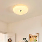 Lámpara de techo Melkglas 32–46 cm | Glazen Bol con acento plateado | Dimbare Plafondverlichting Warm Wit