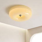 Lámpara de techo Melkglas 32–46 cm | Glazen Bol con acento plateado | Dimbare Plafondverlichting Warm Wit