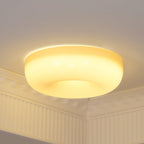 Lámpara de techo Melkglas 32–46 cm | Glazen Bol con acento plateado | Dimbare Plafondverlichting Warm Wit