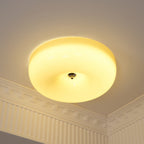 Lámpara de techo Melkglas 32–46 cm | Glazen Bol con acento plateado | Dimbare Plafondverlichting Warm Wit