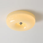 Lámpara de techo Melkglas 32–46 cm | Glazen Bol con acento plateado | Dimbare Plafondverlichting Warm Wit