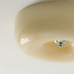 Lámpara de techo Melkglas 32–46 cm | Glazen Bol con acento plateado | Dimbare Plafondverlichting Warm Wit