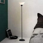 Lámpara de pie LED moderna | Diseño minimalista de metal negro