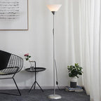 Lámpara de pie LED moderna | Diseño minimalista de metal negro