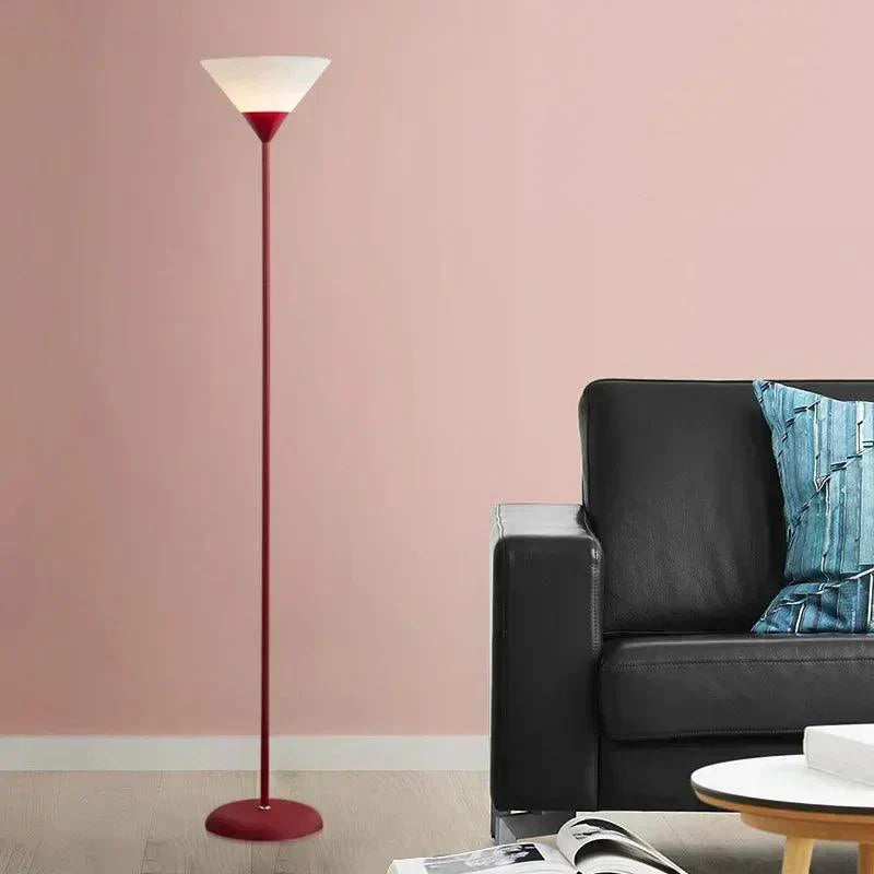 Lámpara de pie LED moderna | Diseño minimalista de metal negro