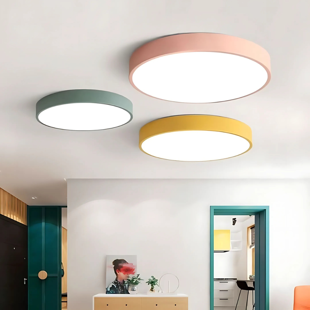 Lámpara de techo LED elegante de estilo escandinavo