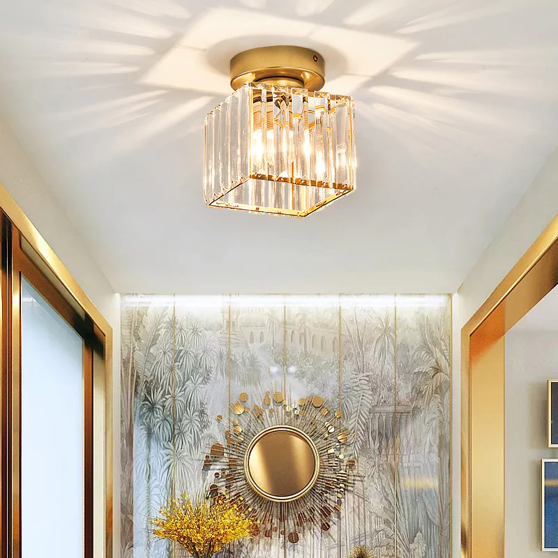 Lámpara de techo Kristal Zwart Zilver Goud E27 Opbouw Modern Hal Woonkamer