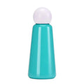 Botella térmica de 500 ml de acero inoxidable, doble pared, diseño bicolor, botella para beber, botella de agua, botella deportiva a prueba de fugas