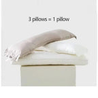 Almohada cervical ergonómica ajustable unisex con doble capa para viajes