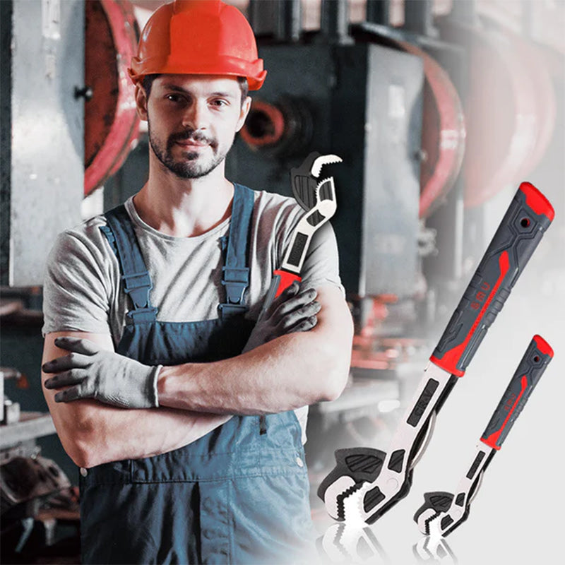 Llave para tubos multifuncional autoblocante de calidad industrial