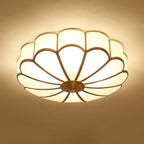 Lámpara de techo empotrada VKL-1005 — Embellecedor de vidrio en forma de flor