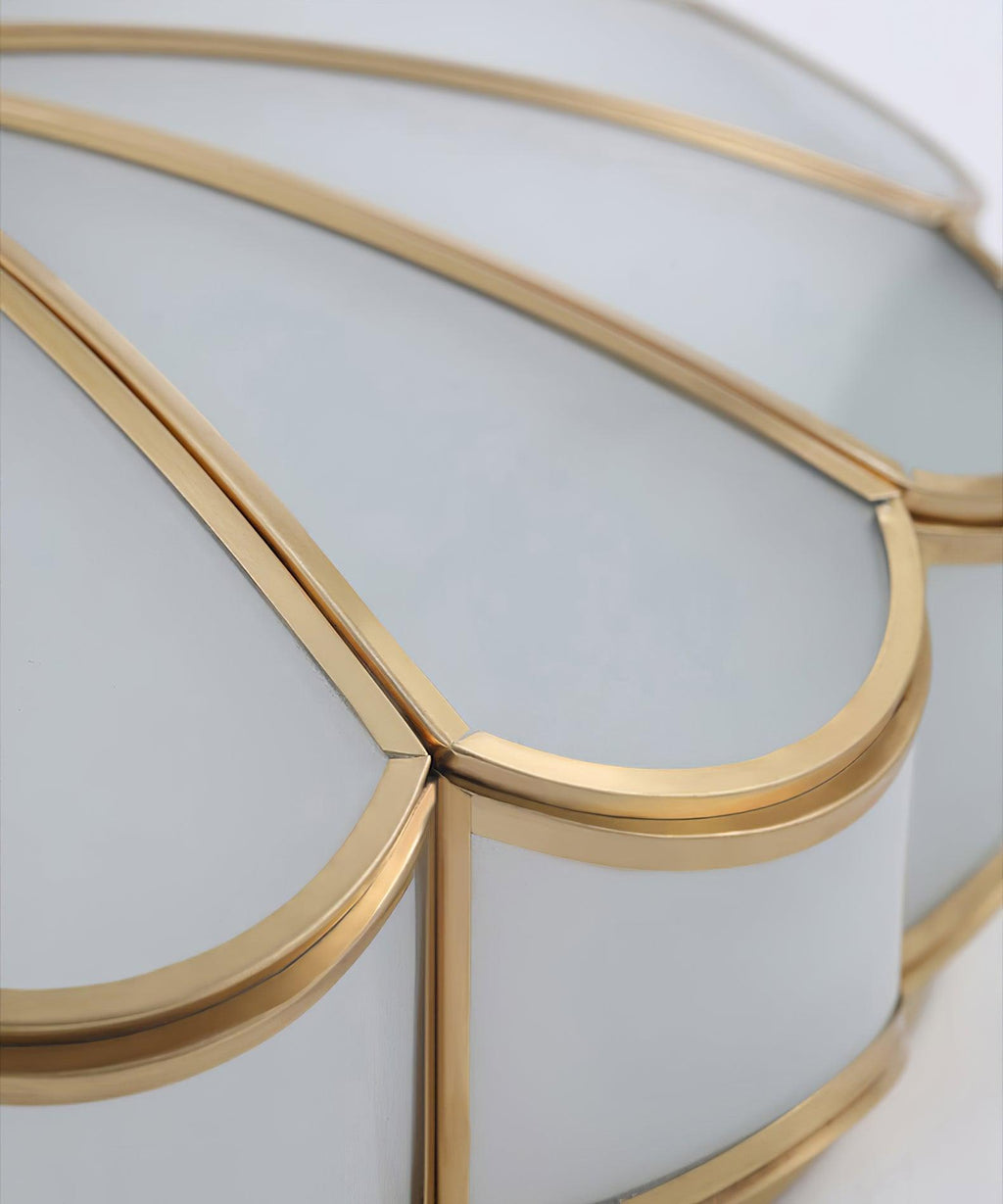 Lámpara de techo empotrada VKL-1005 — Embellecedor de vidrio en forma de flor