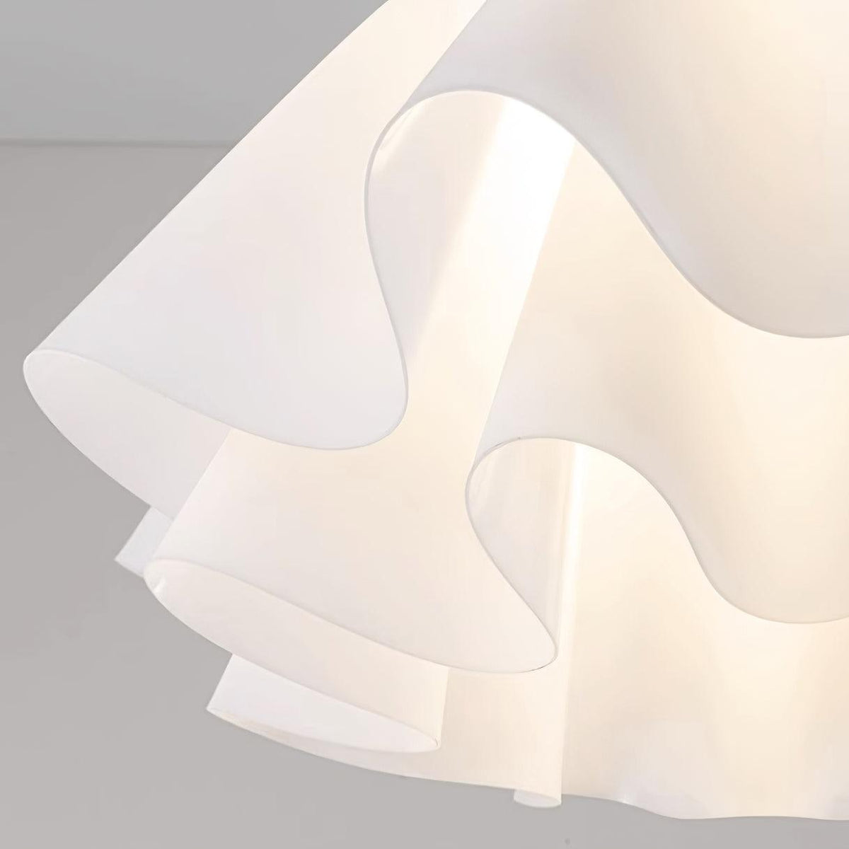 Lámpara de techo Modern Gevouwen Design Acryl Koper E27 LED Woonkamer