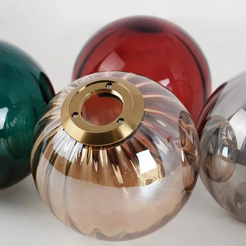 Lámpara de techo moderna de cristal con iluminación LED integrada