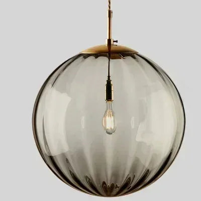 Lámpara de techo moderna de cristal con iluminación LED integrada