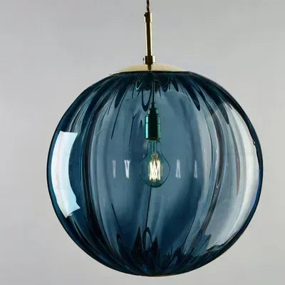 Lámpara de techo moderna de cristal con iluminación LED integrada