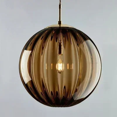Lámpara de techo moderna de cristal con iluminación LED integrada