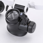 Gafas lupa profesionales con luz LED y 3 niveles de aumento