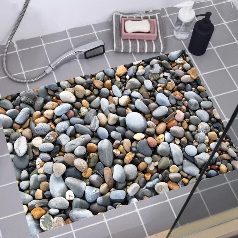 Adhesivos para suelos de baño con superficie de piedra 3D