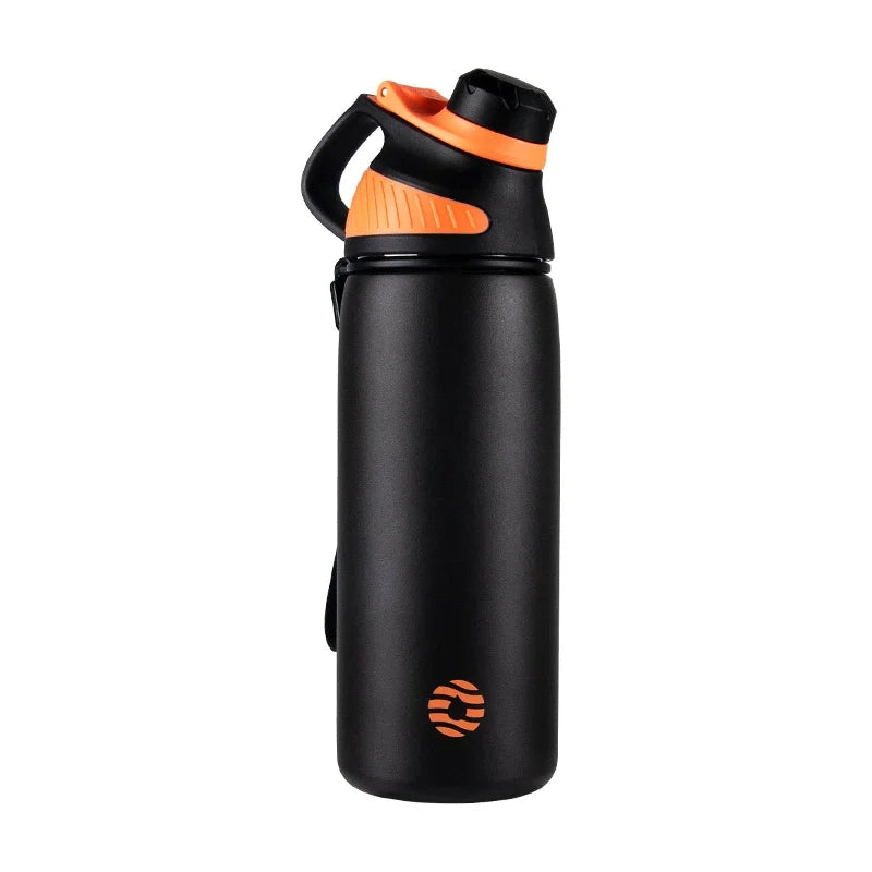 Botella de agua isotérmica de 1000 ml, termo de acero inoxidable con tapa magnética, ideal para viajes de verano de 2026