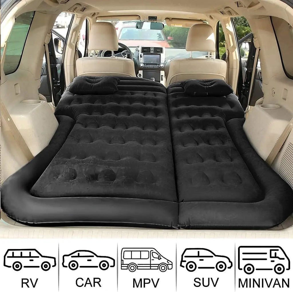ComfortNest | Colchón inflable portátil para coche con diseño resistente | Cama plegable para viajes y uso al aire libre