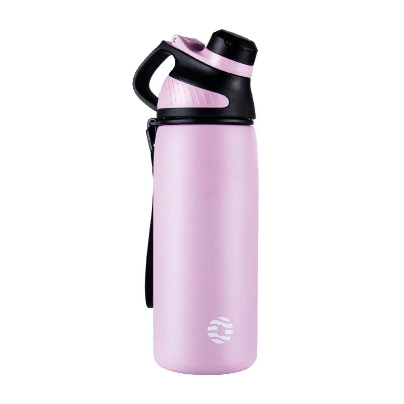 Botella de agua isotérmica de 1000 ml, termo de acero inoxidable con tapa magnética, ideal para viajes de verano de 2026