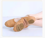 Zapatillas de ballet para mujer que brindan soporte y favorecen la figura - Malla con suela dividida