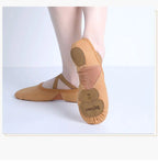 Zapatillas de ballet para mujer que brindan soporte y favorecen la figura - Malla con suela dividida