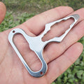 Llave multifuncional de acero inoxidable para camping