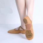 Zapatillas de ballet para mujer que brindan soporte y favorecen la figura - Malla con suela dividida