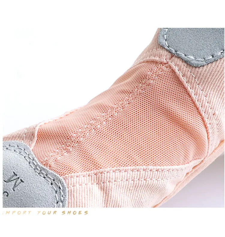 Zapatillas de ballet para mujer que brindan soporte y favorecen la figura - Malla con suela dividida