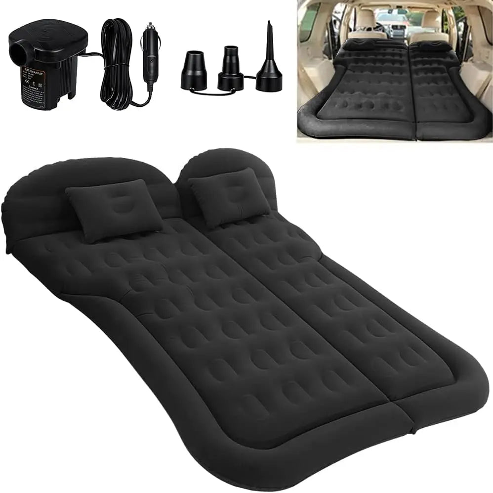 ComfortNest | Colchón inflable portátil para coche con diseño resistente | Cama plegable para viajes y uso al aire libre