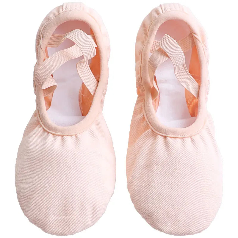 Zapatillas de ballet para mujer que brindan soporte y favorecen la figura - Malla con suela dividida