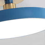 Lámpara de techo LED redonda moderna empotrable de 1 luz