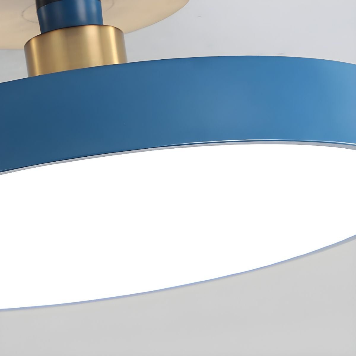 Lámpara de techo LED redonda moderna empotrable de 1 luz