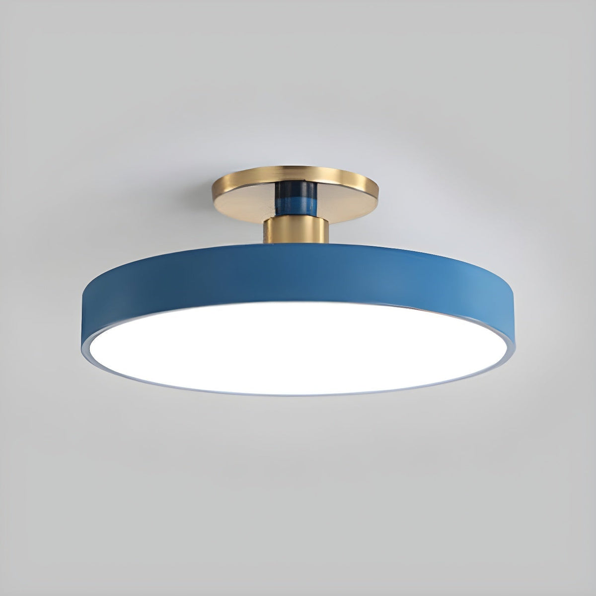 Lámpara de techo LED redonda moderna empotrable de 1 luz