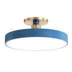 Lámpara de techo LED redonda moderna empotrable de 1 luz
