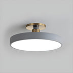 Lámpara de techo LED redonda moderna empotrable de 1 luz